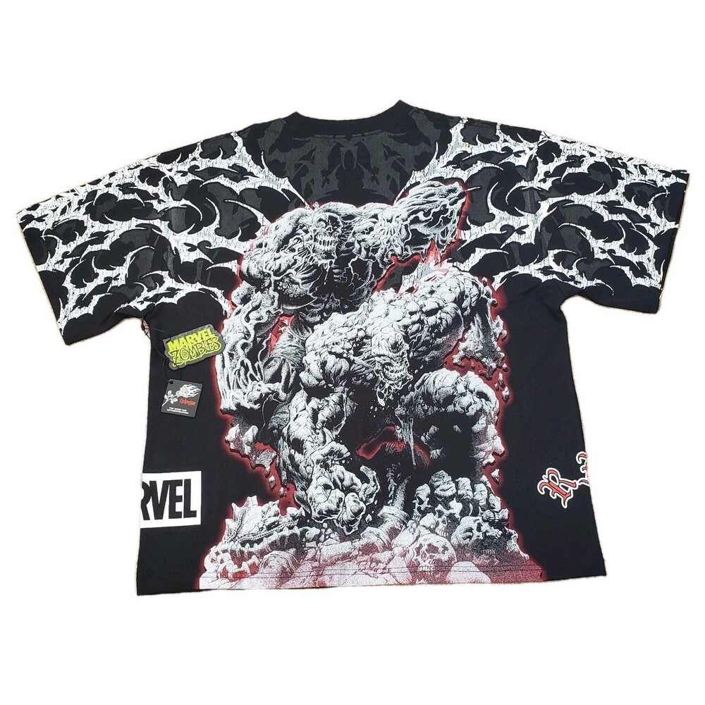 NWT Civil Regime X Marvel Zombies The Hulk Medium OVERSIZED Double Side T-Shirt